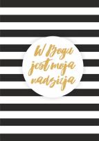 Opakowanie Notatnik B6 - W Bogu jest moja nadzieja