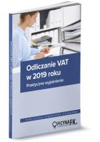 Okładka książki Odliczanie VAT w 2019 roku Wyjaśnienia praktyczne