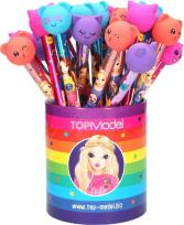 Opakowanie OŁÓWEK Z GUMKĄ EMOTIKONY TOP MODEL 6433 MIX WZORÓW