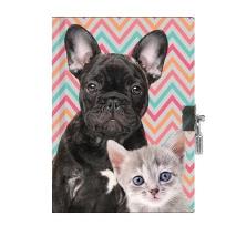 Opakowanie Pachnący pamiętnik z kłódką Dog & Cat