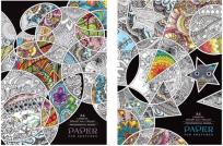 Okładka książki Papier artystyczny A4 8 arkuszy 190g/m2 + teczka mix