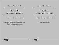 Okładka książki Pisma rozproszone T.1-2