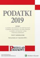 Okładka książki Podatki 2019