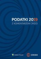 Okładka książki Podatki 2019 z komentarzem Crido