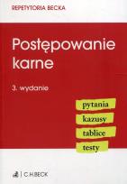 Okładka książki Postępowanie karne