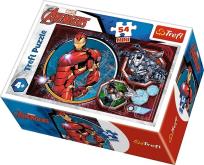 Opakowanie Puzzle 54 mini Bohaterowie The Avengers 3 TREFL