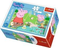 Opakowanie Puzzle 54 mini Wesoły dzień Świnki Peppy 1 TREFL