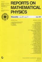 Opakowanie Reports on Mathematical Physics 79/3 2009