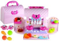 Opakowanie Rozkładana kuchnia w walizce palniki akcesoria róż