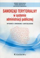 Okładka książki Samorząd terytorialny w systemie administracji publicznej