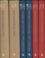 Opakowanie Sześciopak Encyklopedia 1-2 Słownik języka polskiego 1-2 Słownik angielsko-polski polsko-angielski 1-2