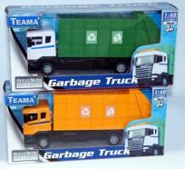 Opakowanie Teama Śmieciarka Scania 1:48 żółty