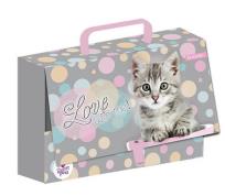 Okładka książki Teczka z rączką - Walizeczka - Kot The Sweet Pets