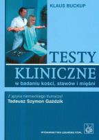 Okładka książki Testy kliniczne w badaniu kości stawów i mięśni