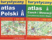 Opakowanie Turystyczny atlas Czech i Słowacji oraz północnej Austrii i Węgier / Turystyczny atlas Polski