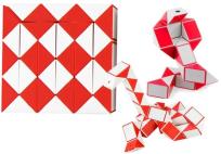 Opakowanie Układanka Logiczna Wąż Rubika Magia 62 cm Czerwony