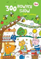 Okładka książki Znajdź i pokoloruj. 300 nowych słów 4+ (zielona)