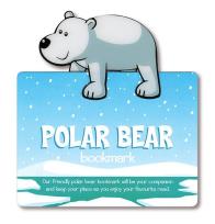 Opakowanie Zwierzęca zakładka do książki - Niedźwiedź polarny