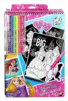 Opakowanie Aksamitna kolorowanka z pisakami - Princess