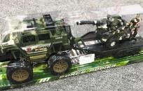 Opakowanie Auto wojskowe z lawetą + karabin