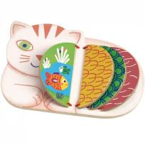 Opakowanie Drewania książeczka - Kotek