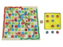 Opakowanie Drewniana gra wąż / kółko i krzyżyk