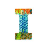 Opakowanie Drewniana literka z serii Paw - I