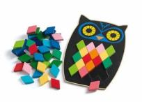 Opakowanie Drewniana układanka - Sowa