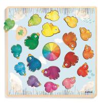 Opakowanie Drewniane puzzle - Ludicolori