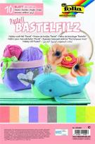 Opakowanie Filc dekoracyjny pastel 10 kolorów FOLIA PAPER