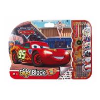 Opakowanie Giga Block - Zestaw dla artysty 5w1 - Cars