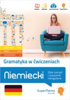 Okładka książki Gramatyka w ćwiczeniach. Niemiecki. Zbiór ćwiczeń i czasowniki nieregularne.