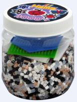 Opakowanie Hama Midi - Koraliki z podkładkami w tubie białe