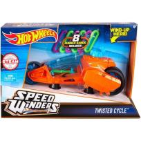 Opakowanie Hot Wheels - Autonakręciaki Twisted Cycle pomarań.