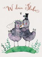 Opakowanie Karnet B6 Ślub - Słowiki