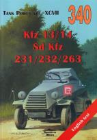 Okładka książki Kfz 13/14 - Sd Kfz 231/232/263 XCVII 340