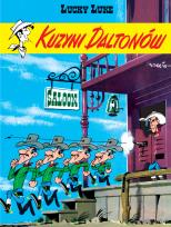 Okładka książki KUZYNI DALTONÓW LUCKY LUKE TOM 12