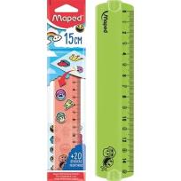 Opakowanie Linijka Stick'art 15cm + naklejki MAPED