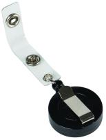 Opakowanie Linka do identyfikatora  zwijana, 60cm 10 szt. Czarna