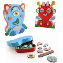 Opakowanie Magnetyczne puzzle - Potworki