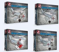 Opakowanie Metalowe konstrukcje - Samoloty mix TOY KRAFT