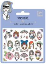 Okładka książki Naklejki brokatowe - Dziewczynki