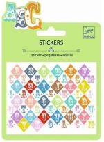 Okładka książki Naklejki metaliczne - Literki