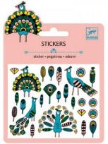 Okładka książki Naklejki metaliczne - Pawie pióra