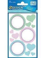 Opakowanie Naklejki na przetwory - okręgi