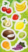 Opakowanie Naklejki Owoce