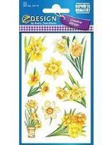 Opakowanie Naklejki papierowe - żonkile