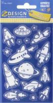Opakowanie Naklejki świecące w ciemności - Kosmos