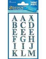 Opakowanie Naklejki złote litery - 16mm