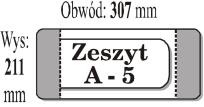 Opakowanie Okładka zeszytowa A5 (50szt) IKS